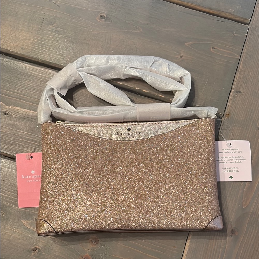 Kate Spade Sparkling Gold Clutch